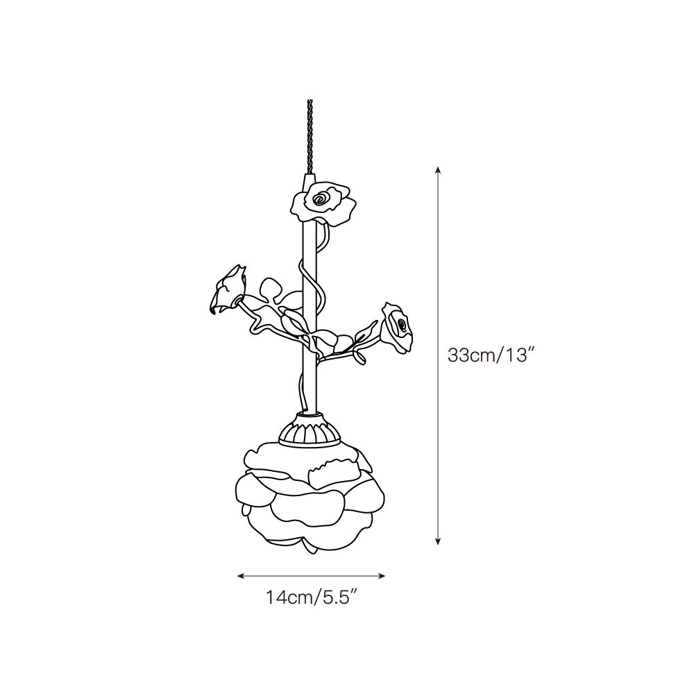 Romantic Botanical Pendant Light | Ormexis