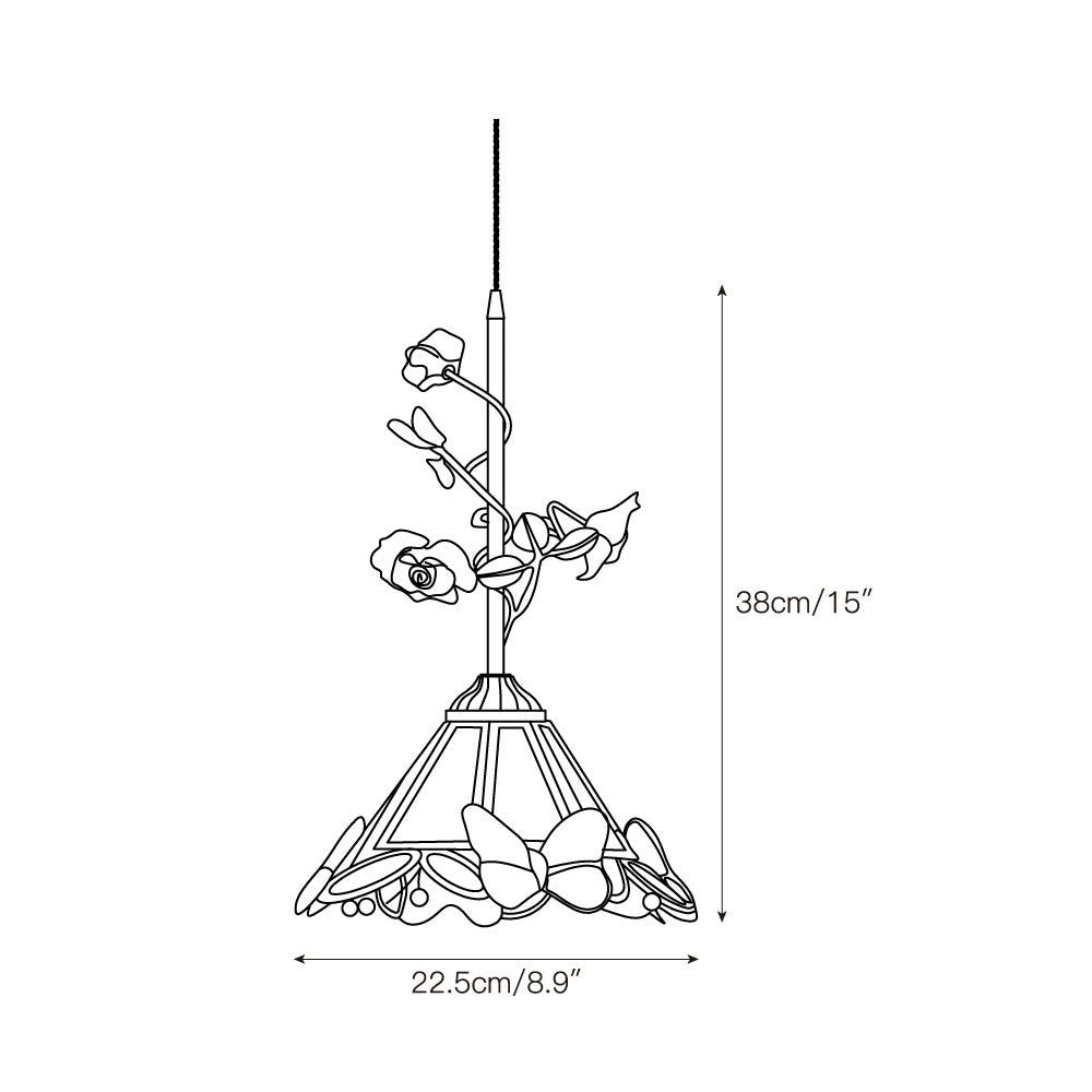 Romantic Botanical Pendant Light | Ormexis