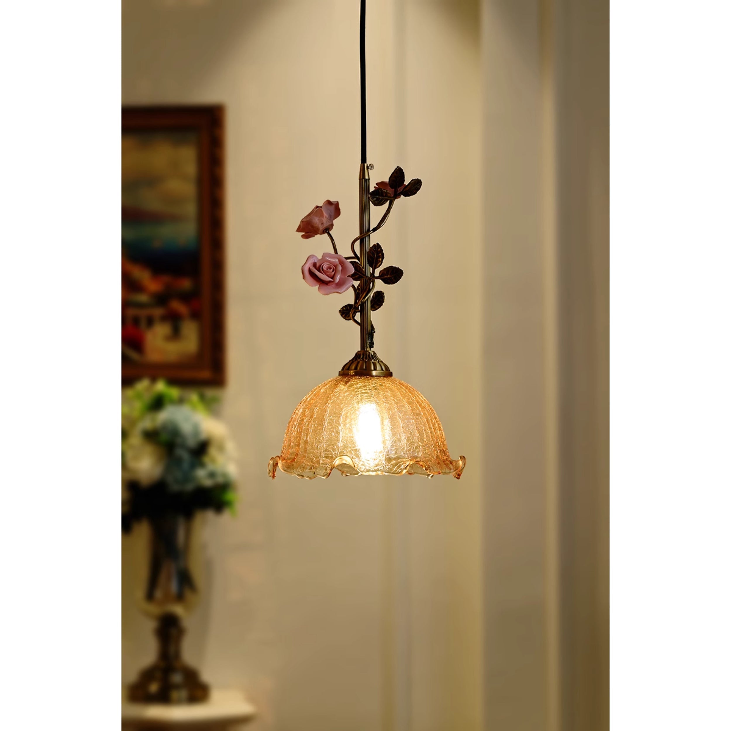 Romantic Botanical Pendant Light | Ormexis