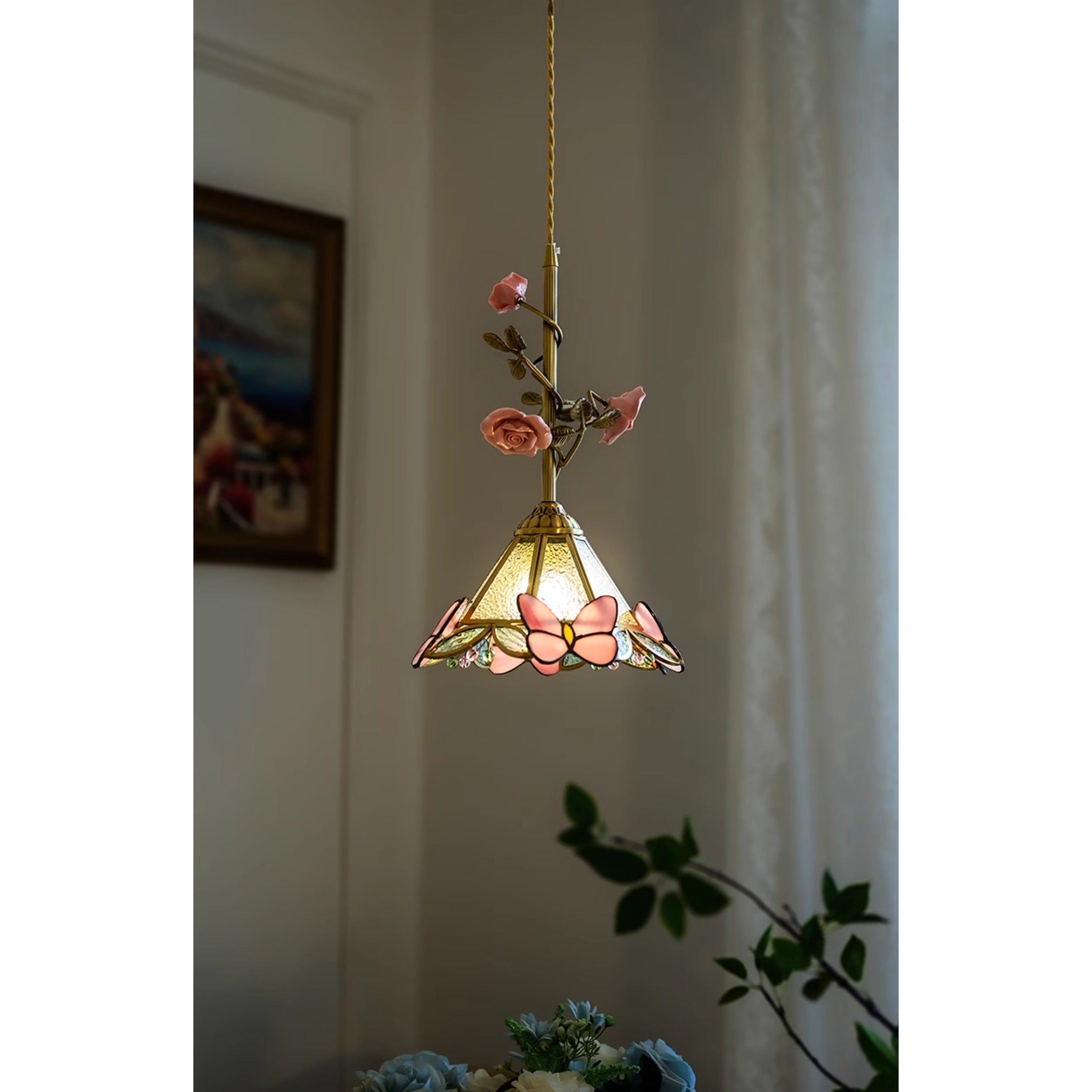 Romantic Botanical Pendant Light | Ormexis