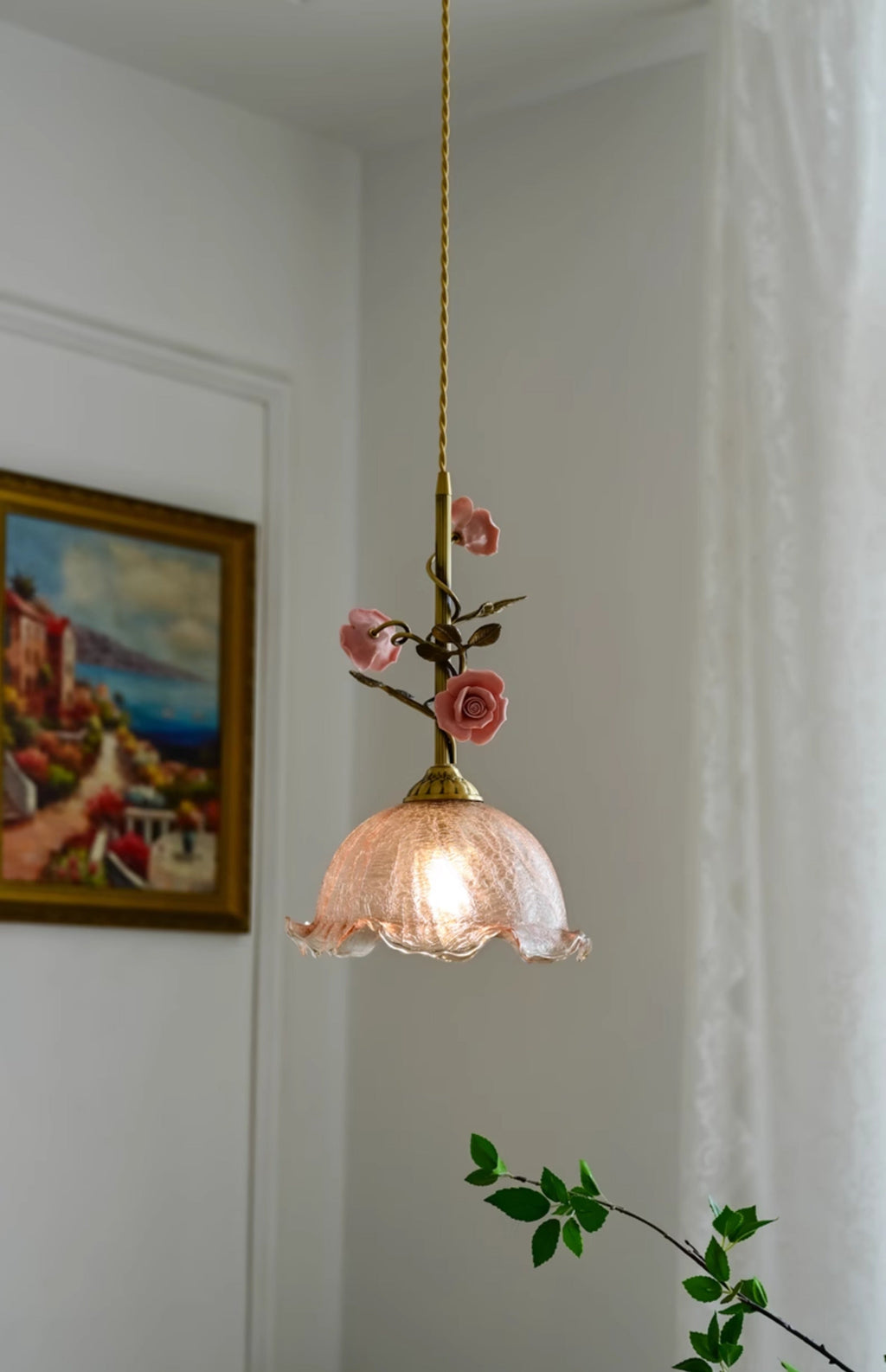 Romantic Botanical Pendant Light | Ormexis