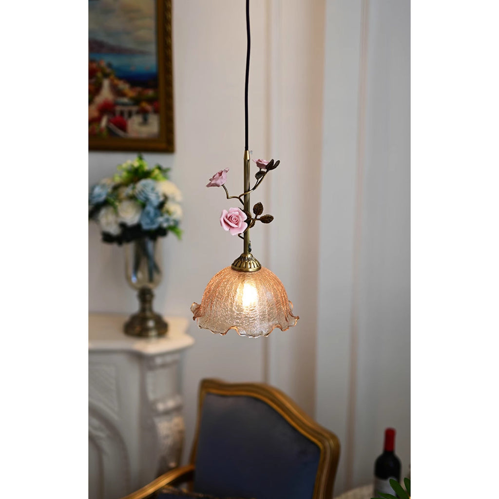 Romantic Botanical Pendant Light | Ormexis
