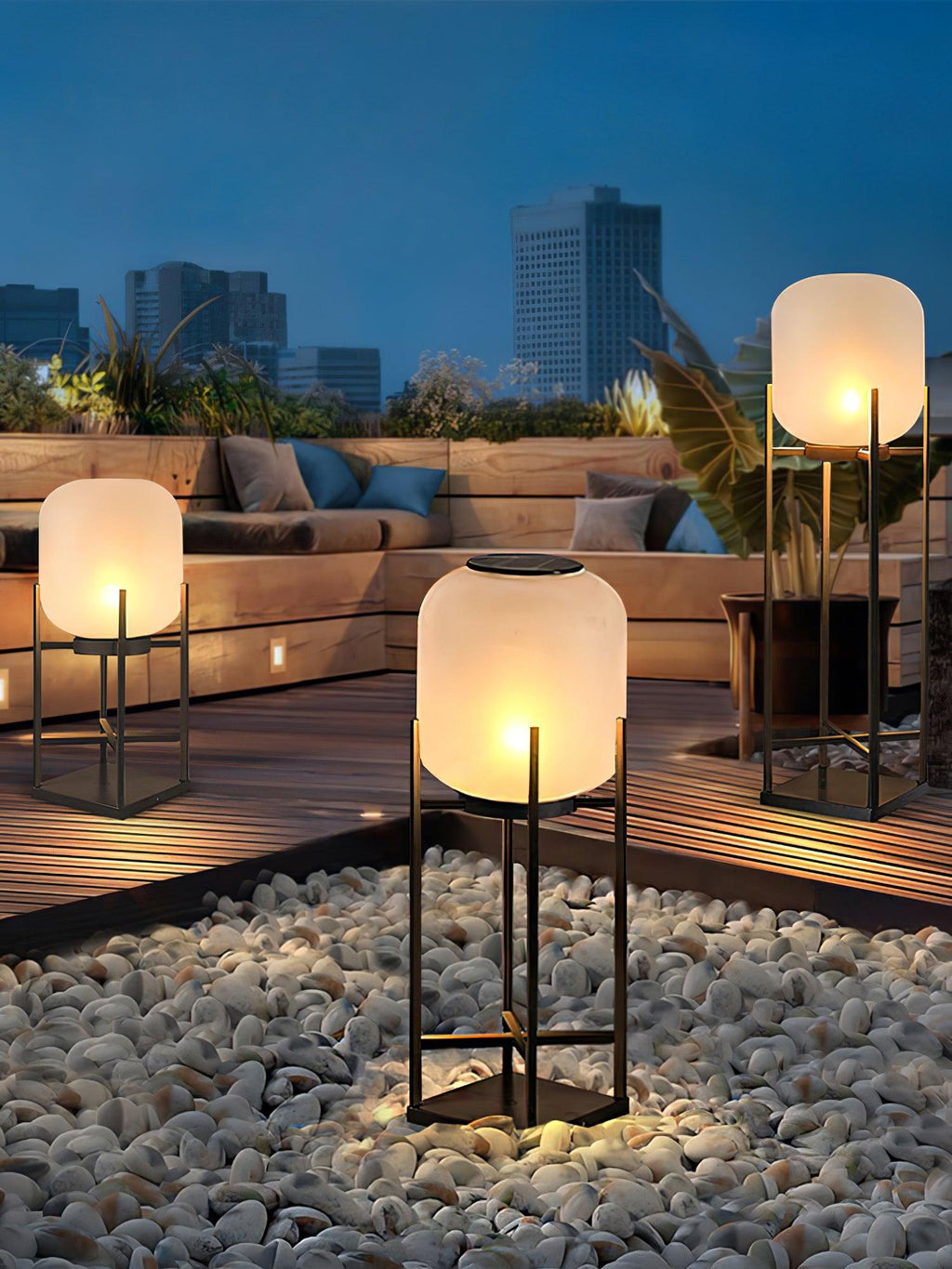 Opal Diffuser Outdoor Floor Lamp | Ormexis