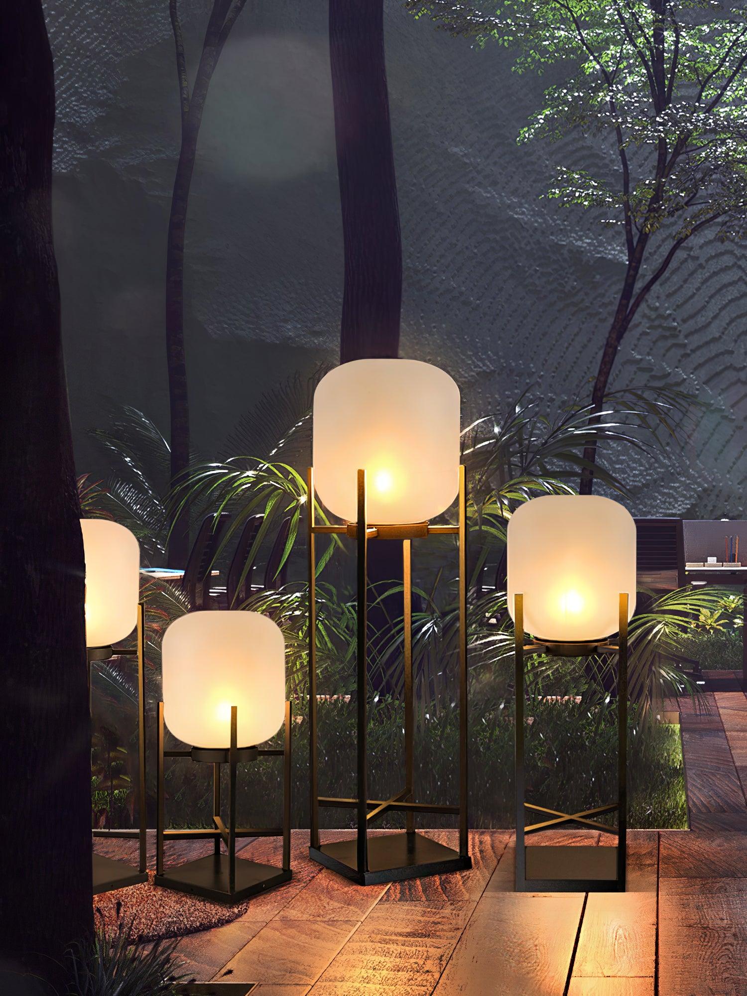 Opal Diffuser Outdoor Floor Lamp | Ormexis