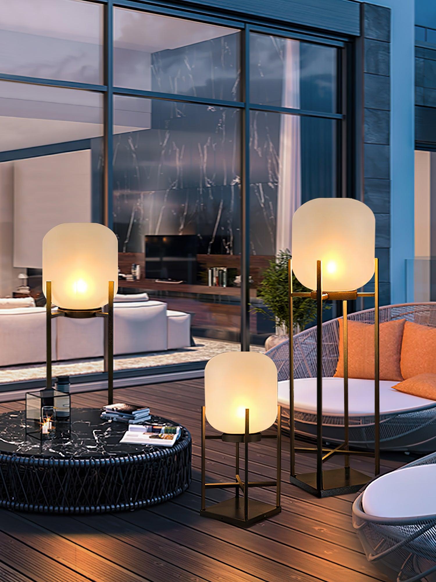 Opal Diffuser Outdoor Floor Lamp | Ormexis