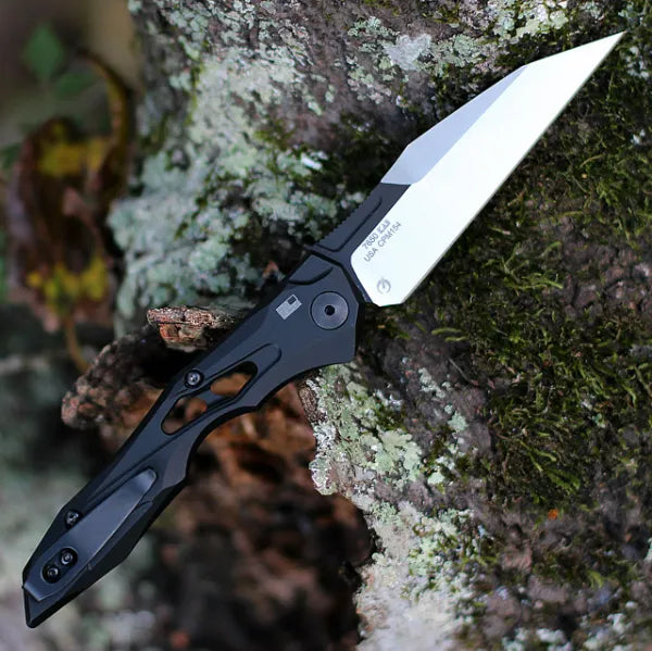 Launch-13 Kompakt Swift Fällkniv med Wharncliffe-blad för utomhusäventyr