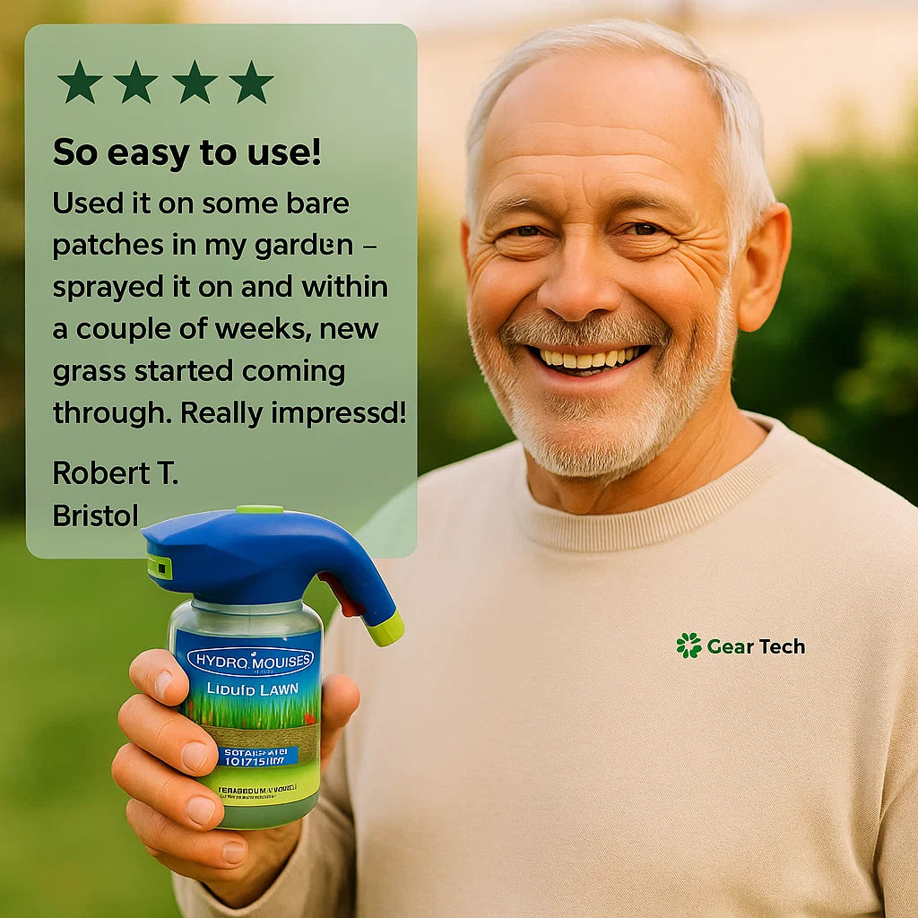 LawnNova Seed Spray For Effortless Lawn Restoration With Easy Hose Connection