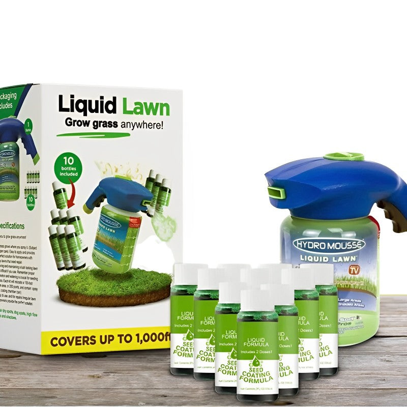 LawnNova Seed Spray For Effortless Lawn Restoration With Easy Hose Connection