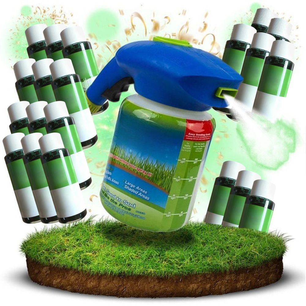 Soluție pentru îngrijirea gazonului, spray lichid hrănitor pentru peluze verzi și dese