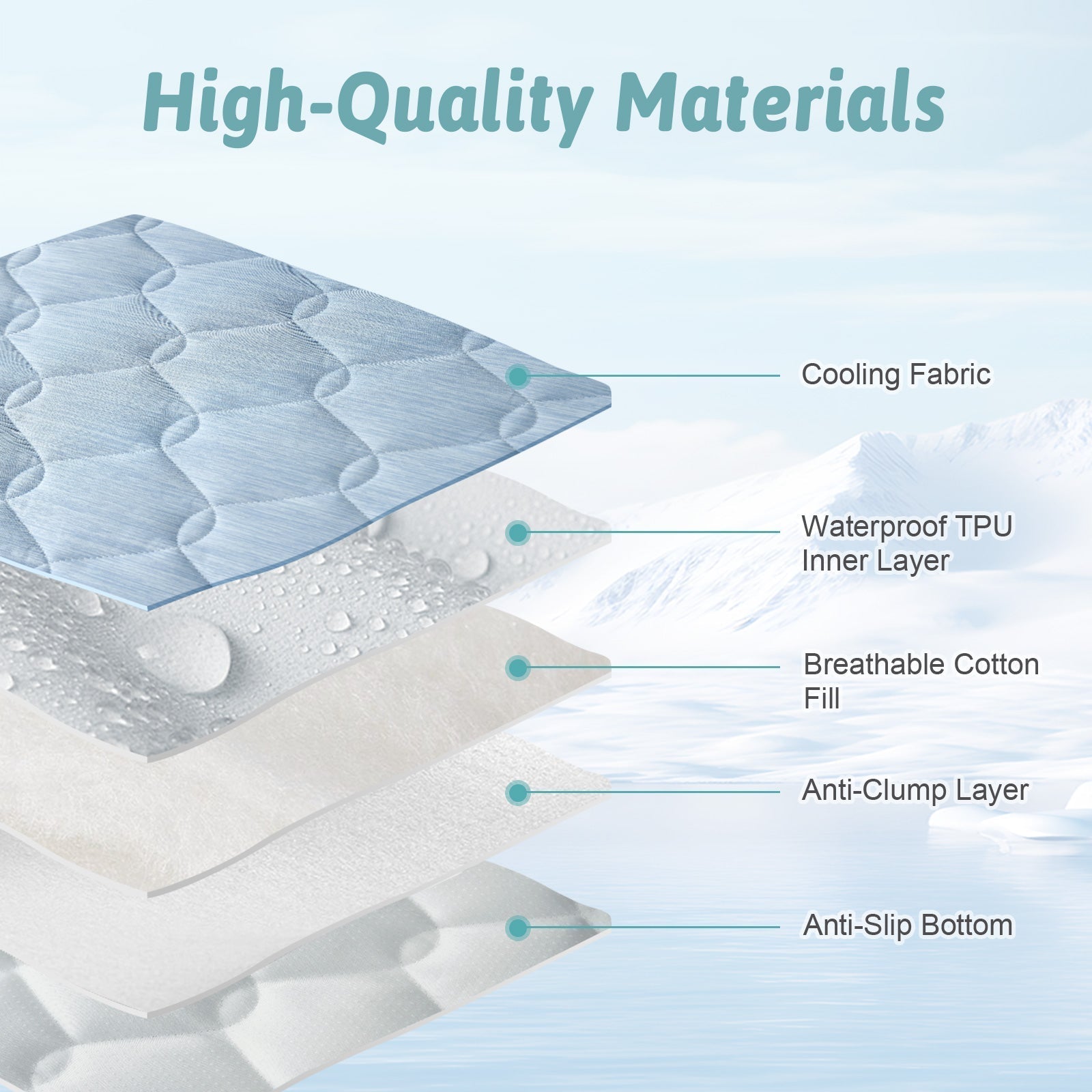 Housse de canapé pour animaux Qmax Cooling, protecteur étanche pour une détente sans stress