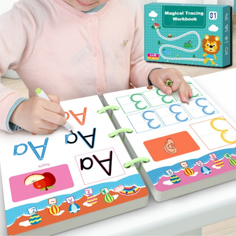 Learning Essentials letörölhető írásgyakorló munkafüzet kezdő íróknak