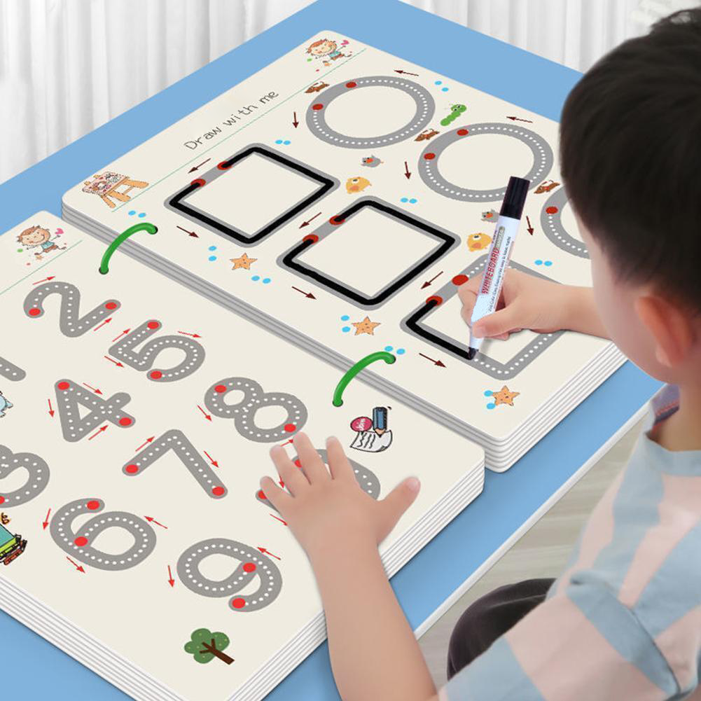 Learning Essentials letörölhető írásgyakorló munkafüzet kezdő íróknak