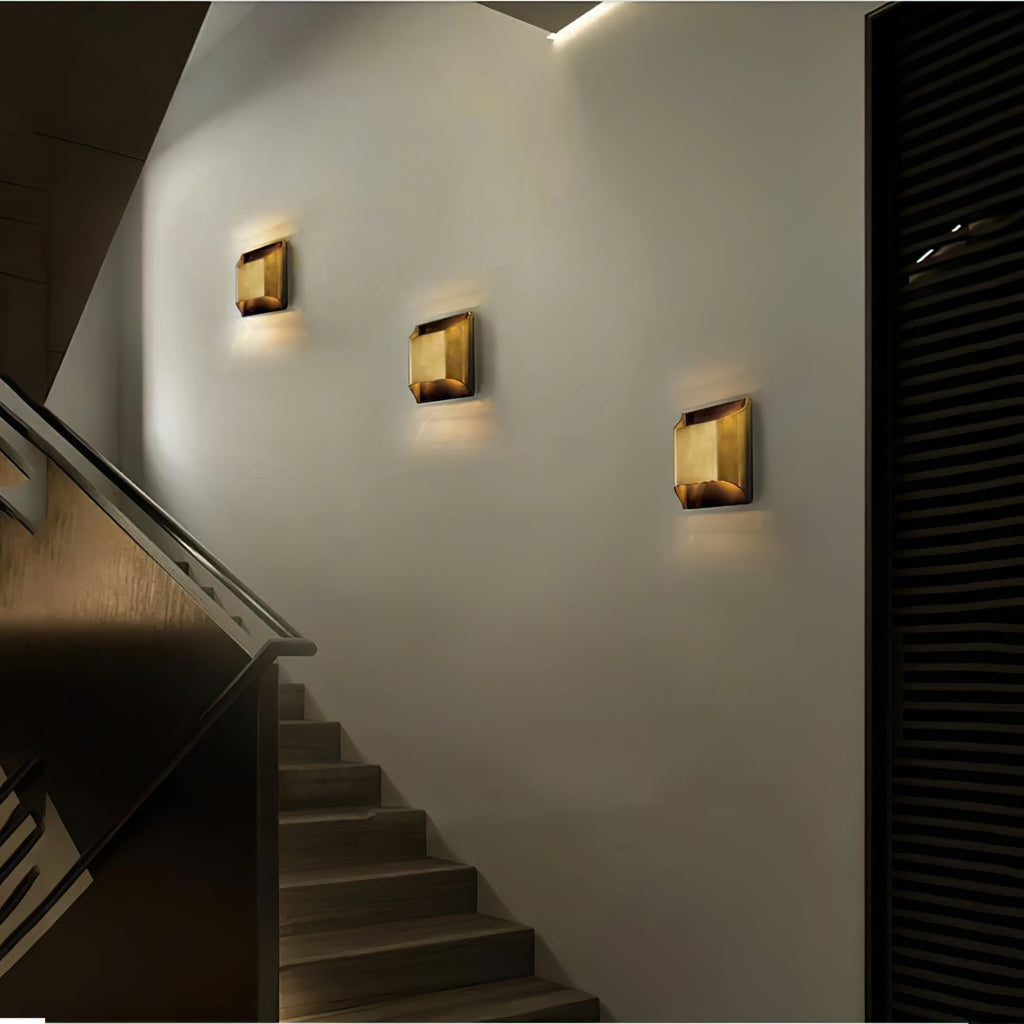 Applique da parete in ottone stile industriale | Ormexis