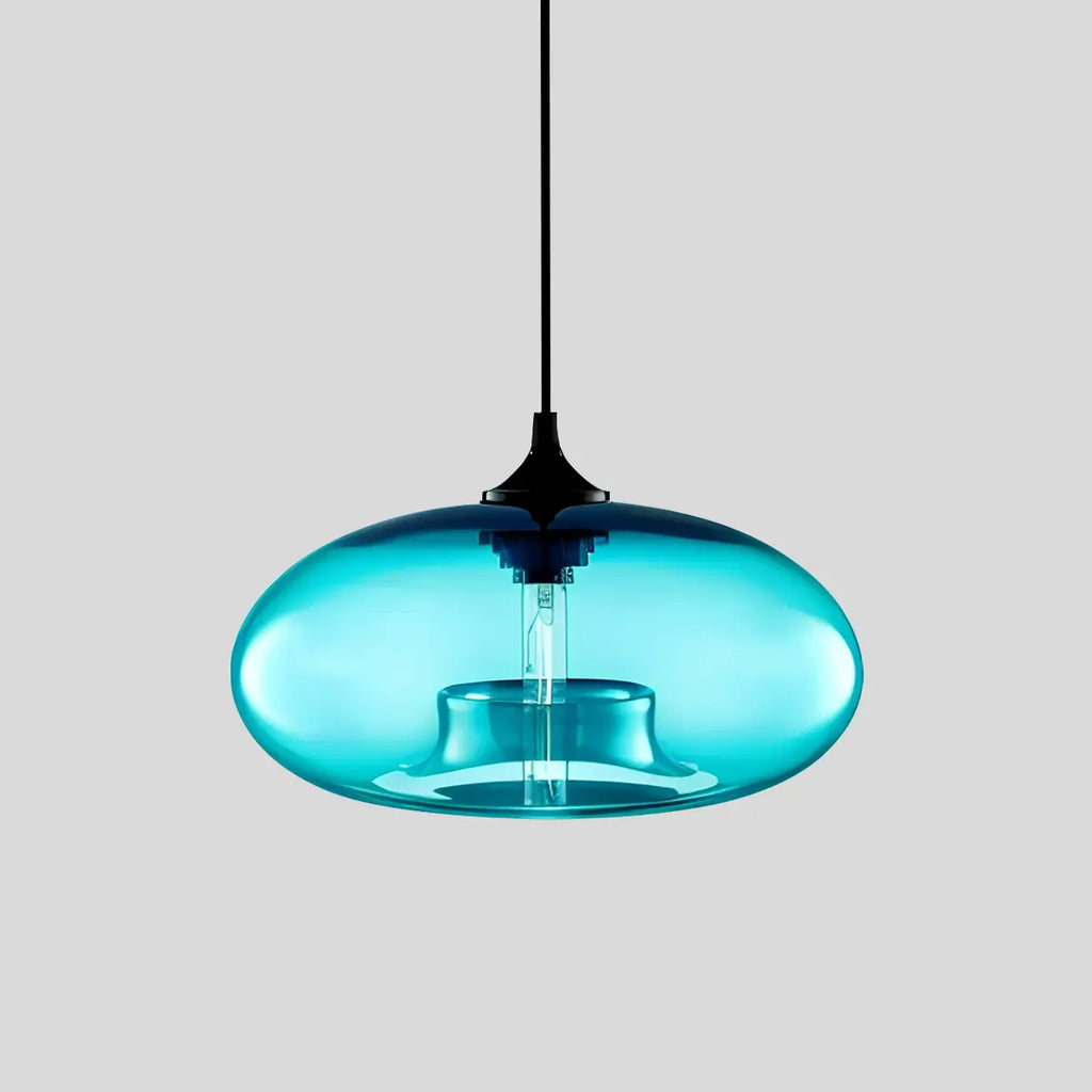Vivid Glass Pendant Fixture for Dining Room Decor Accent