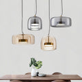 Závěsné skleněné svítidlo Aurelia pro moderní domovy a elegantní interiéry