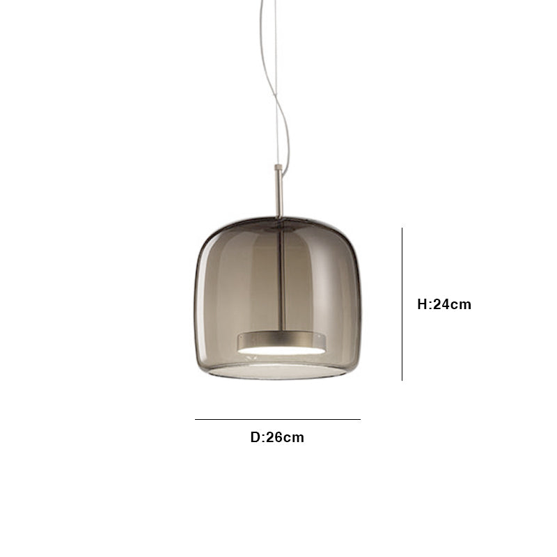 Závěsné skleněné svítidlo Aurelia pro moderní domovy a elegantní interiéry
