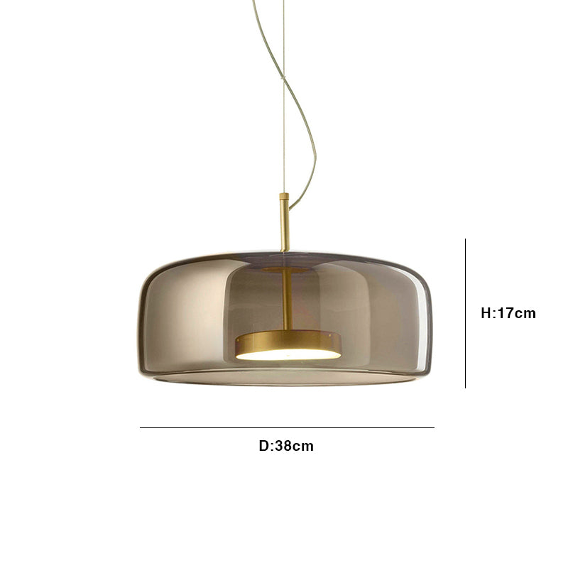 Závěsné skleněné svítidlo Aurelia pro moderní domovy a elegantní interiéry