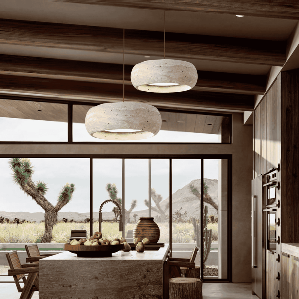 Stone Ring Pendant Light | Ormexis