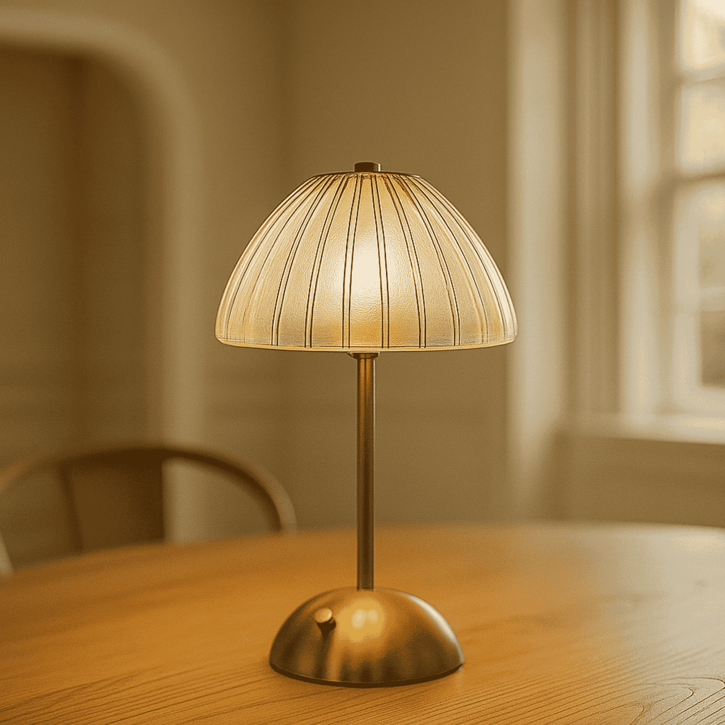Stolní lampa z prizmatického skla | Ormexis
