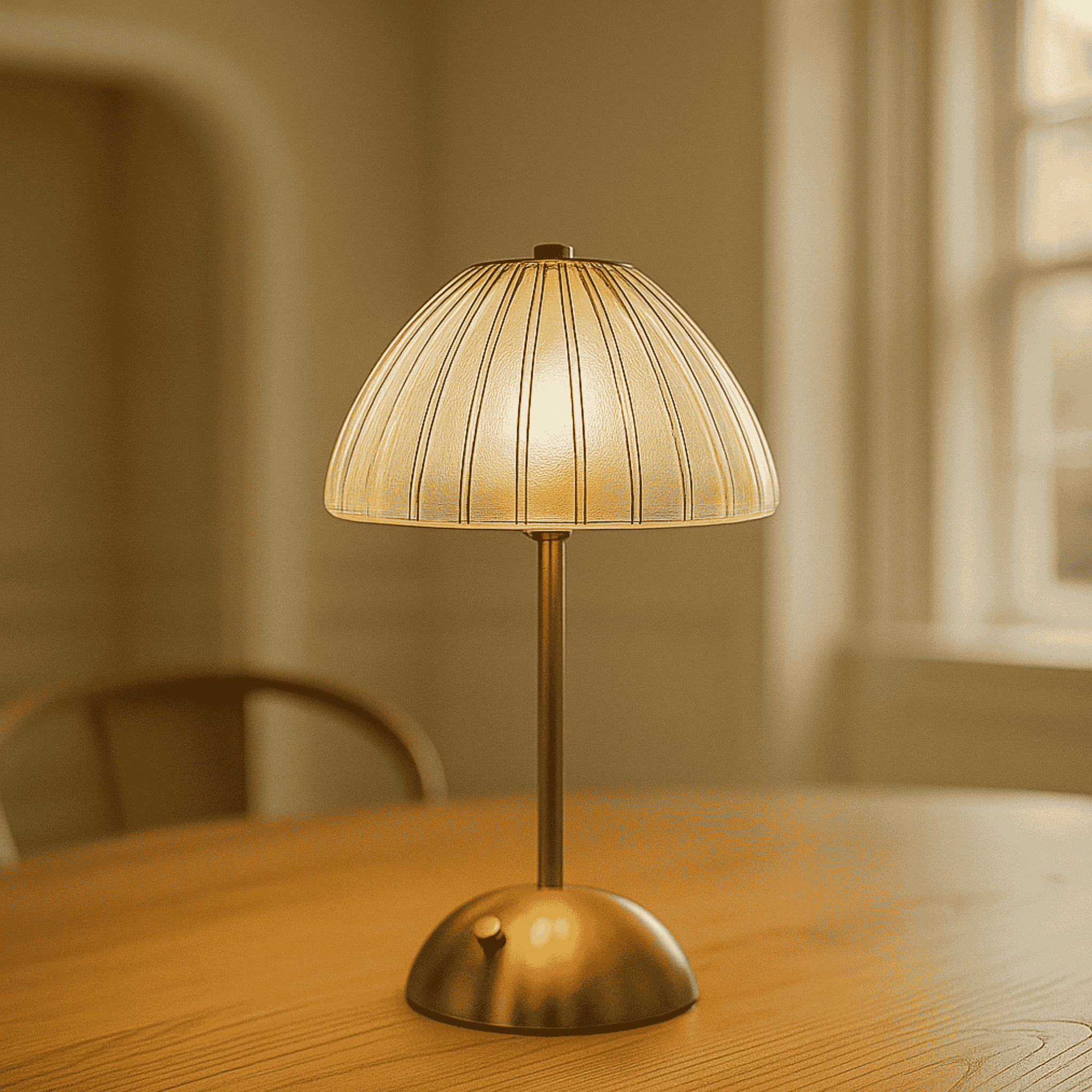 Stolní lampa z prizmatického skla | Ormexis