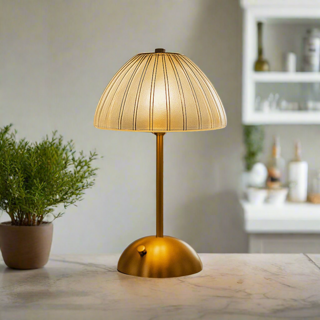 Stolní lampa z prizmatického skla | Ormexis
