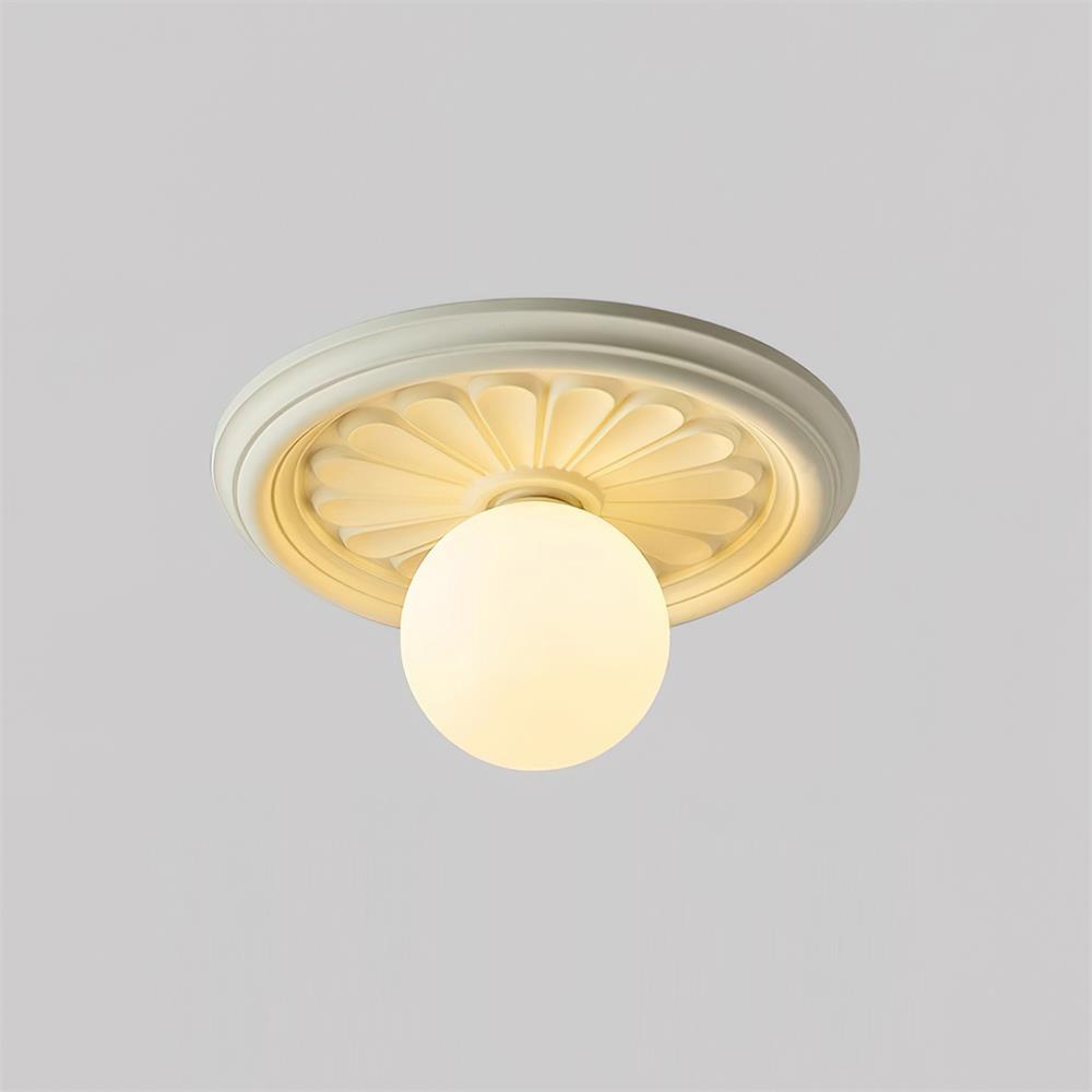 Rosette Orb Flush Mount | Ormexis