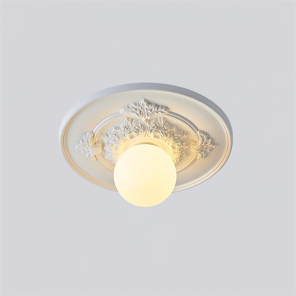 Rosette Orb Flush Mount | Ormexis