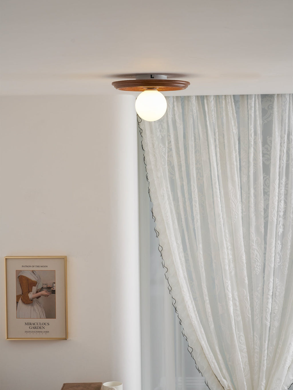 Rosette Orb Flush Mount | Ormexis