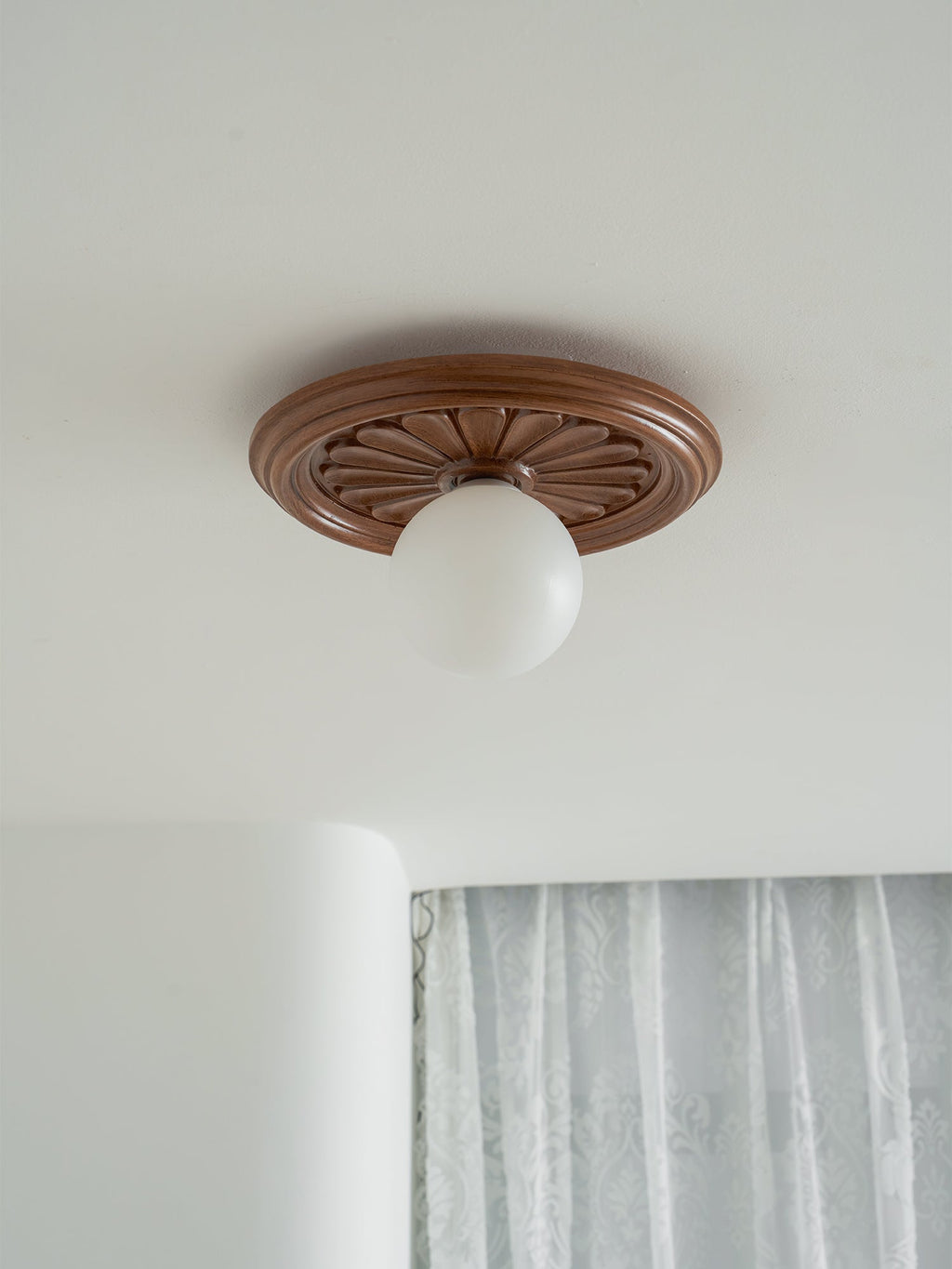 Rosette Orb Flush Mount | Ormexis