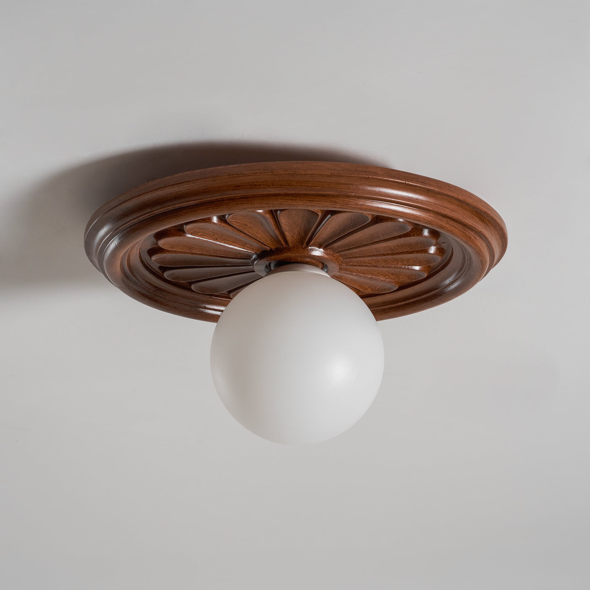 Rosette Orb Flush Mount | Ormexis