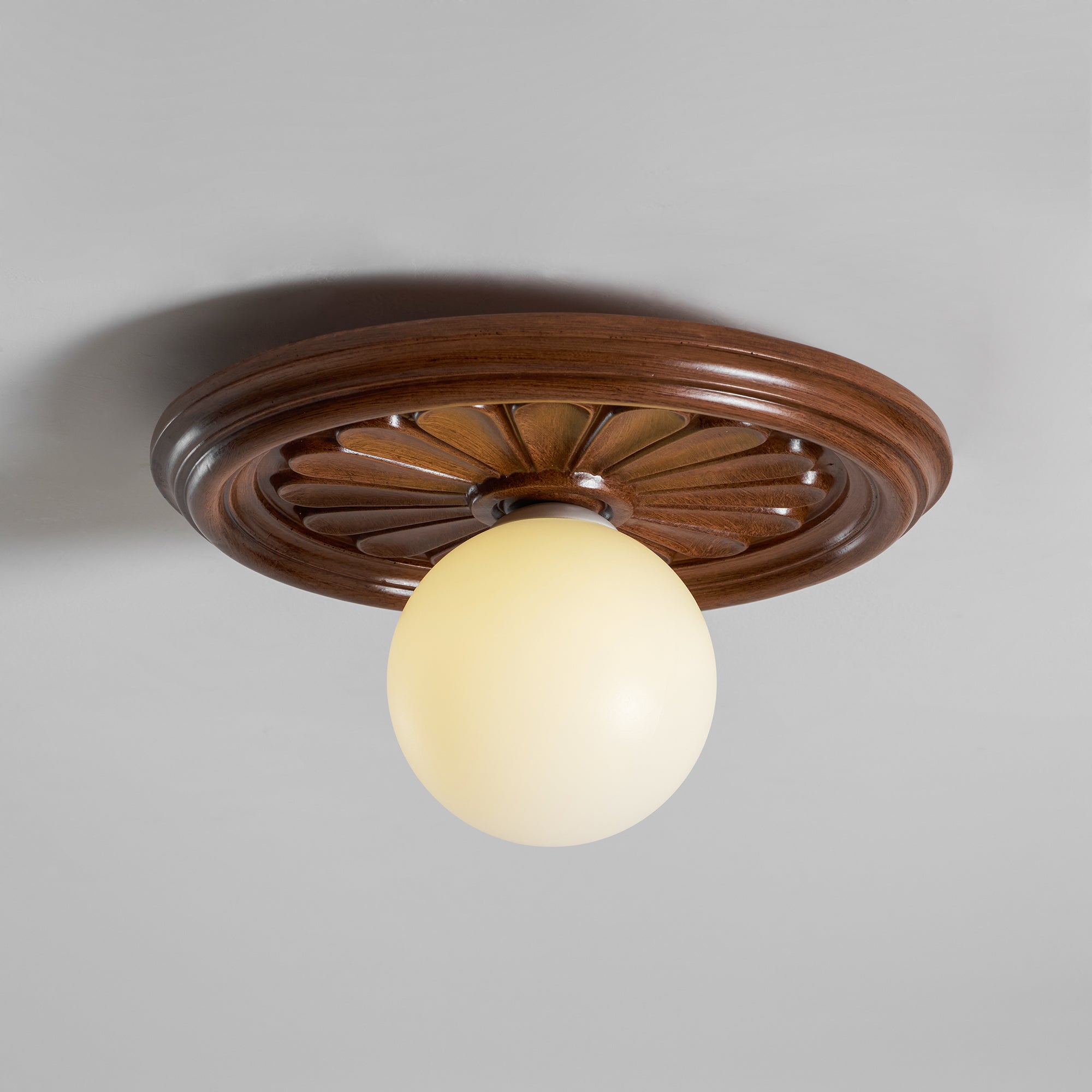 Rosette Orb Flush Mount | Ormexis