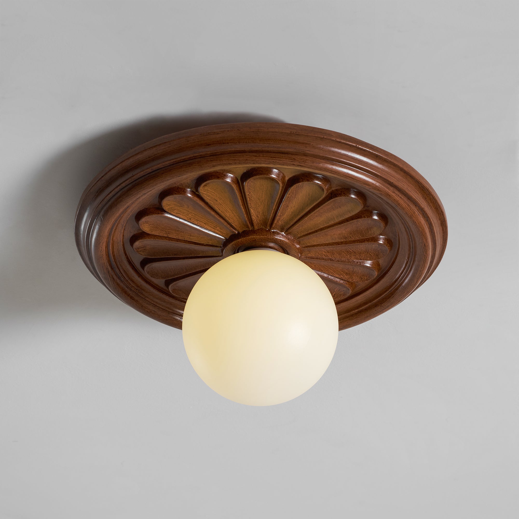 Rosette Orb Flush Mount | Ormexis