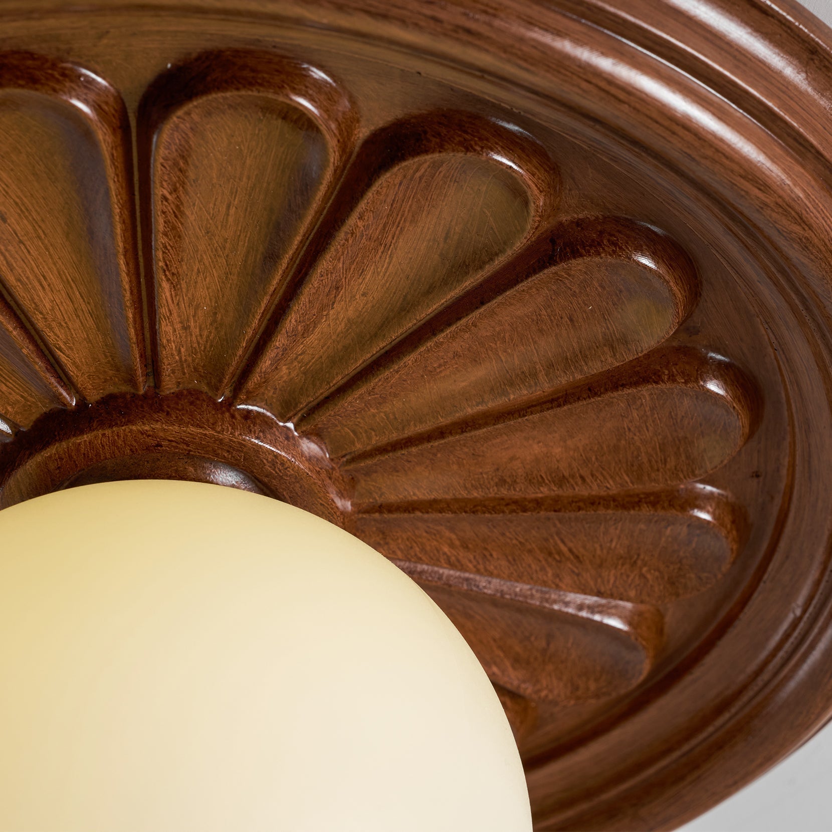 Rosette Orb Flush Mount | Ormexis