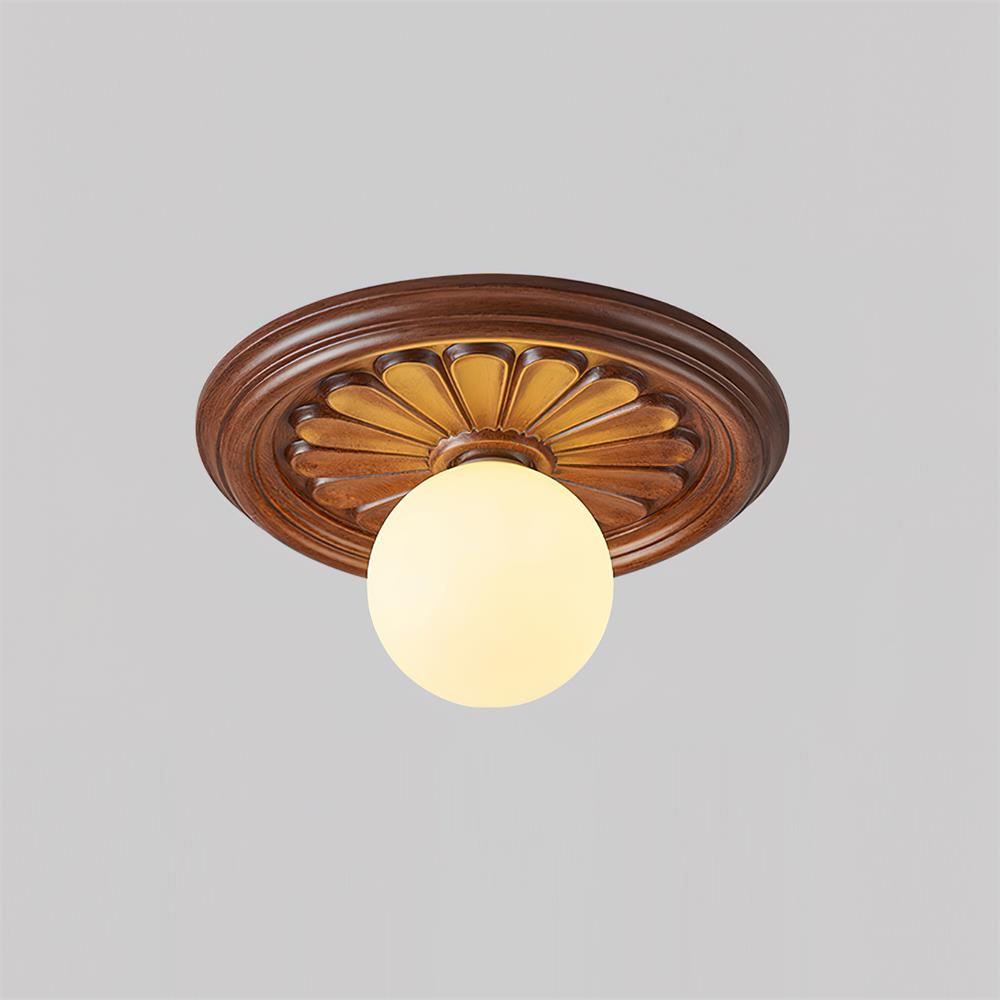 Rosette Orb Flush Mount | Ormexis