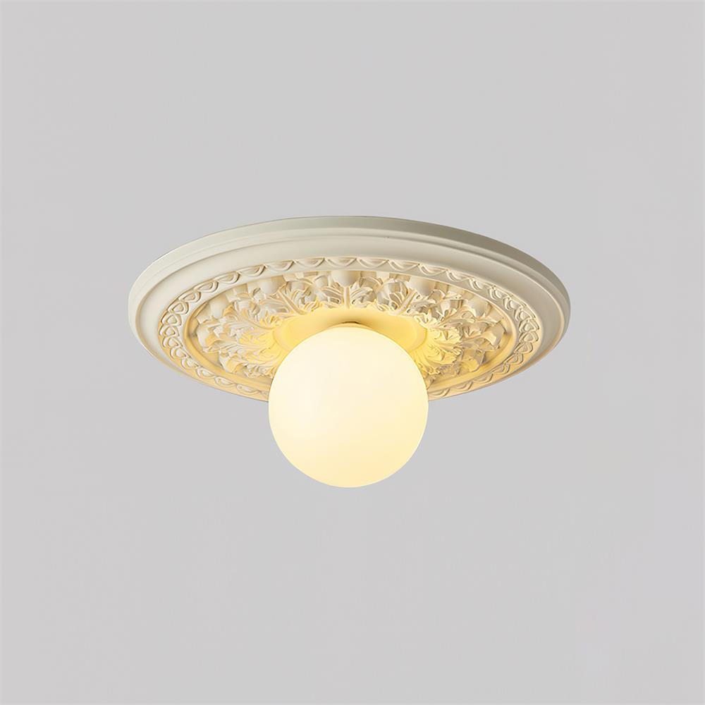 Rosette Orb Flush Mount | Ormexis