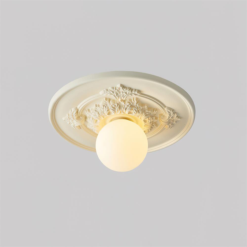 Rosette Orb Flush Mount | Ormexis