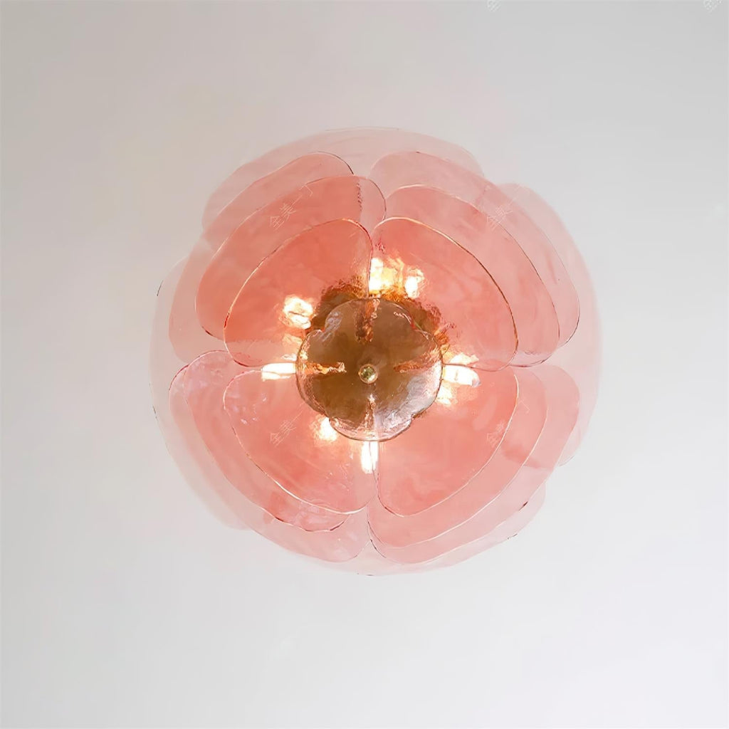 Corolla Tiered Glass Petal Chandelier | Ormexis