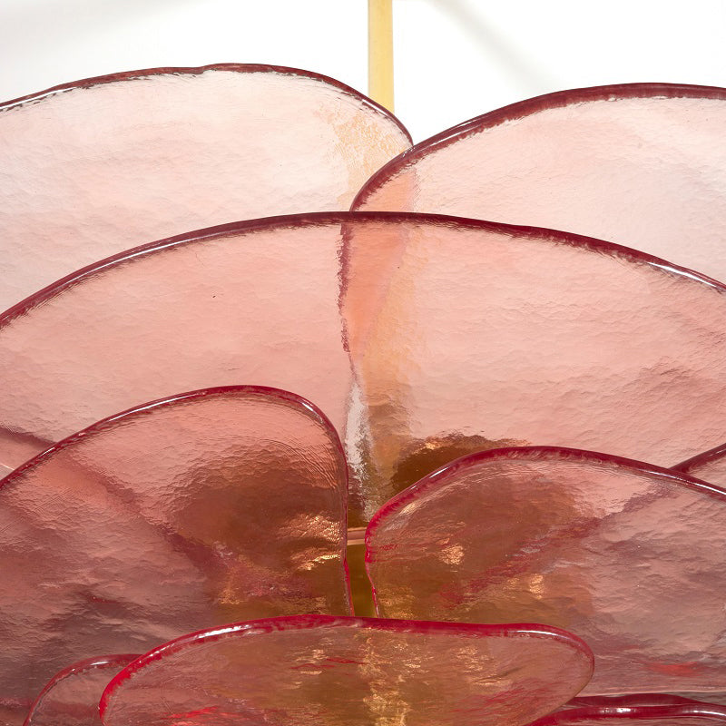 Corolla Tiered Glass Petal Chandelier | Ormexis