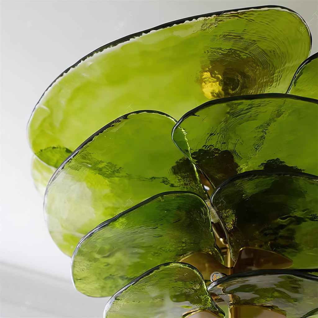 Corolla Tiered Glass Petal Chandelier | Ormexis