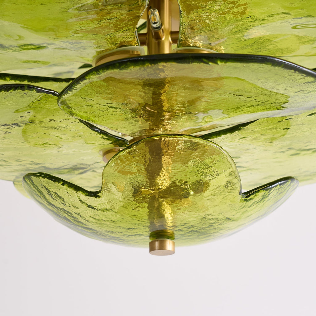 Corolla Tiered Glass Petal Chandelier | Ormexis