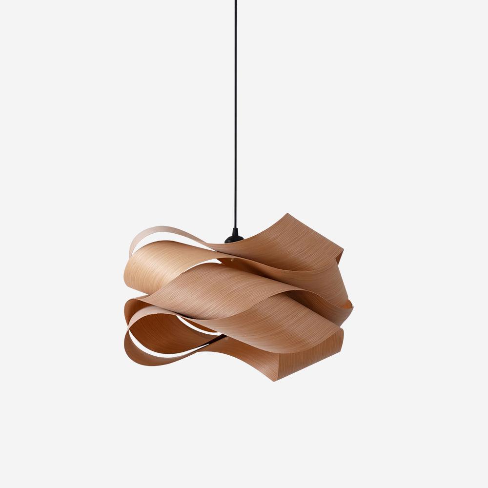 Lámpara Colgante Elara de Madera para Ambiente y Estilo en Comedor