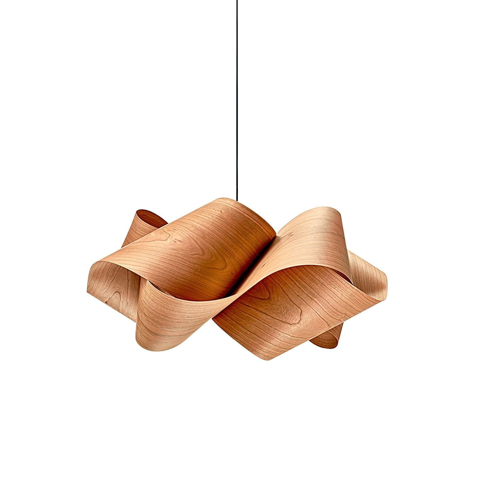 Lámpara Colgante Elara de Madera para Ambiente y Estilo en Comedor