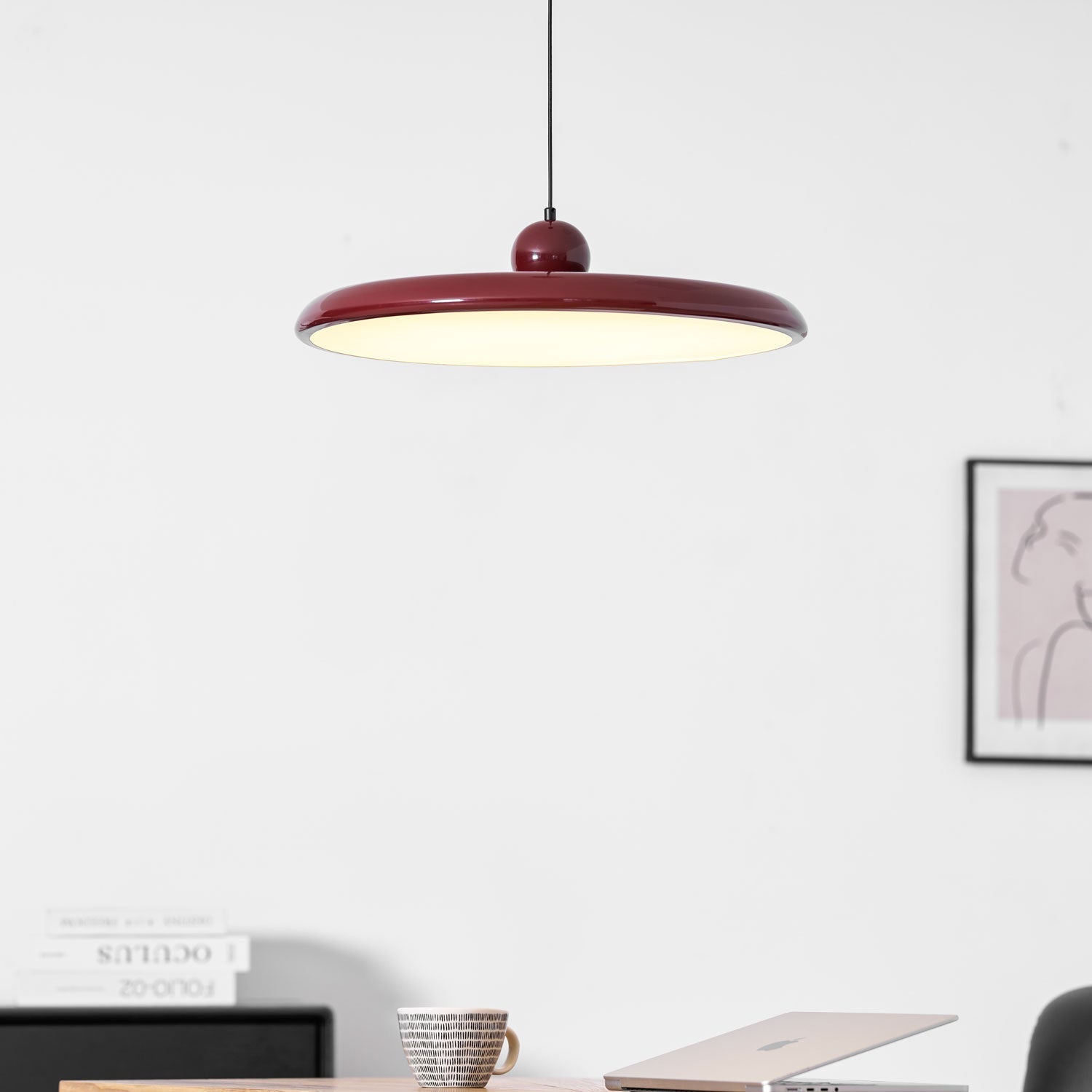 Contemporary Round LED Pendant Light | Ormexis