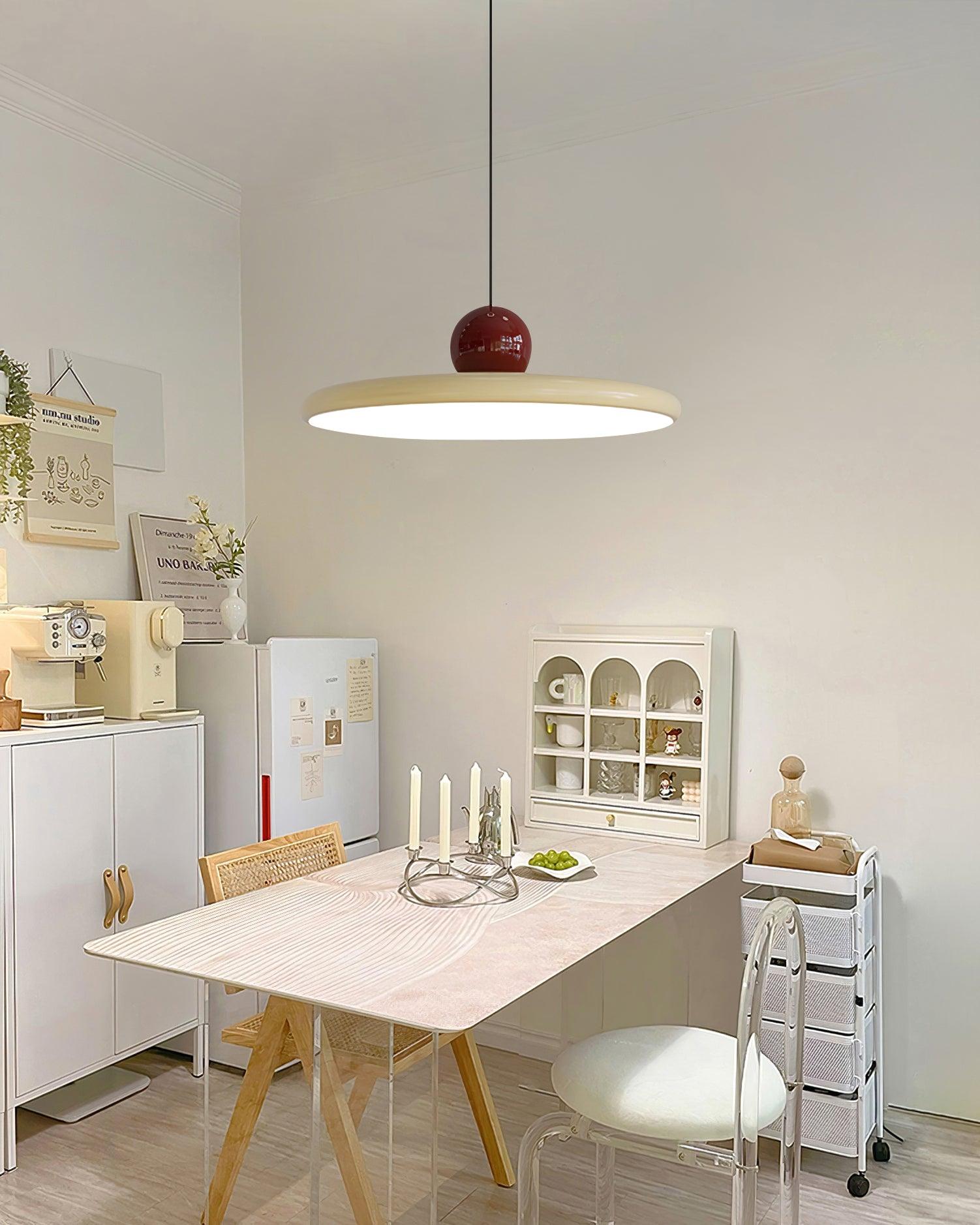 Contemporary Round LED Pendant Light | Ormexis