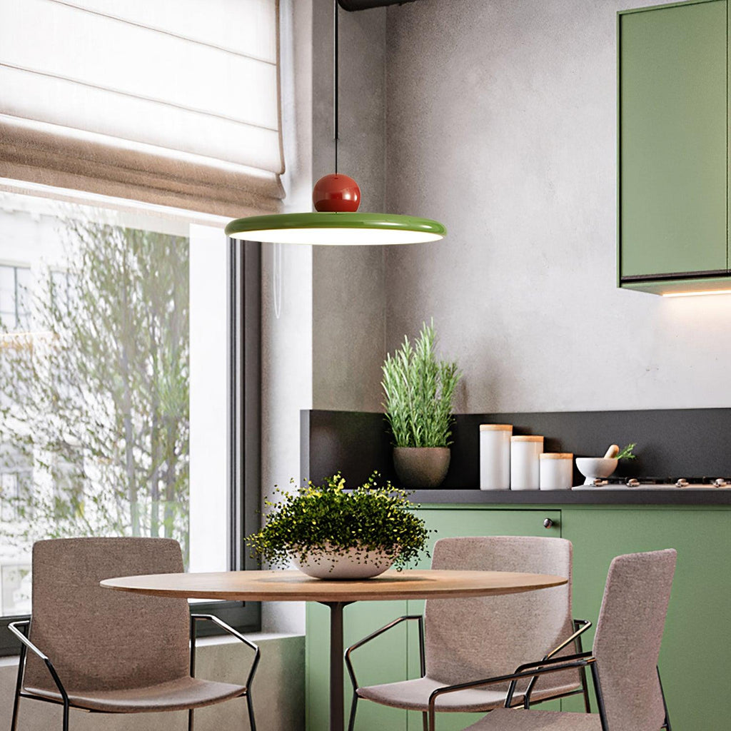 Contemporary Round LED Pendant Light | Ormexis