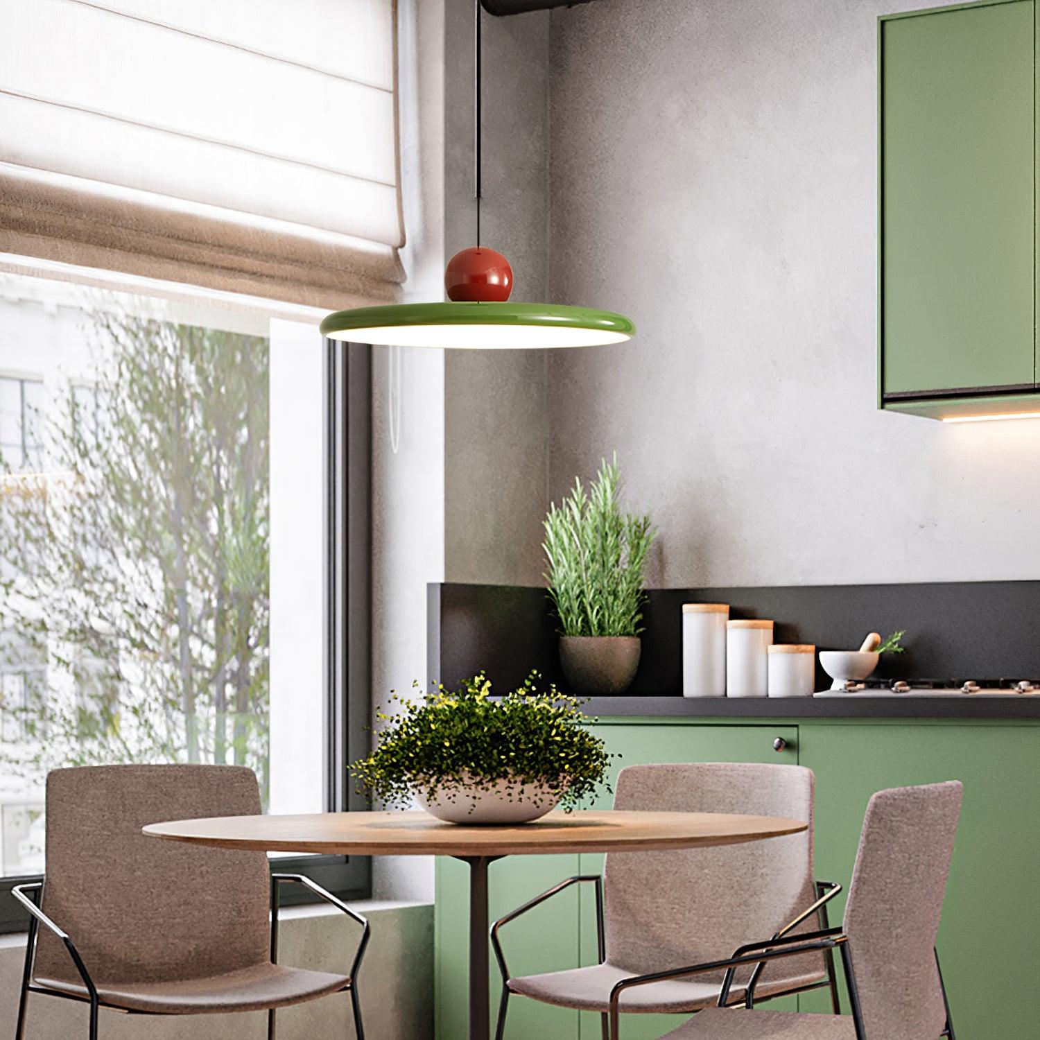 Contemporary Round LED Pendant Light | Ormexis