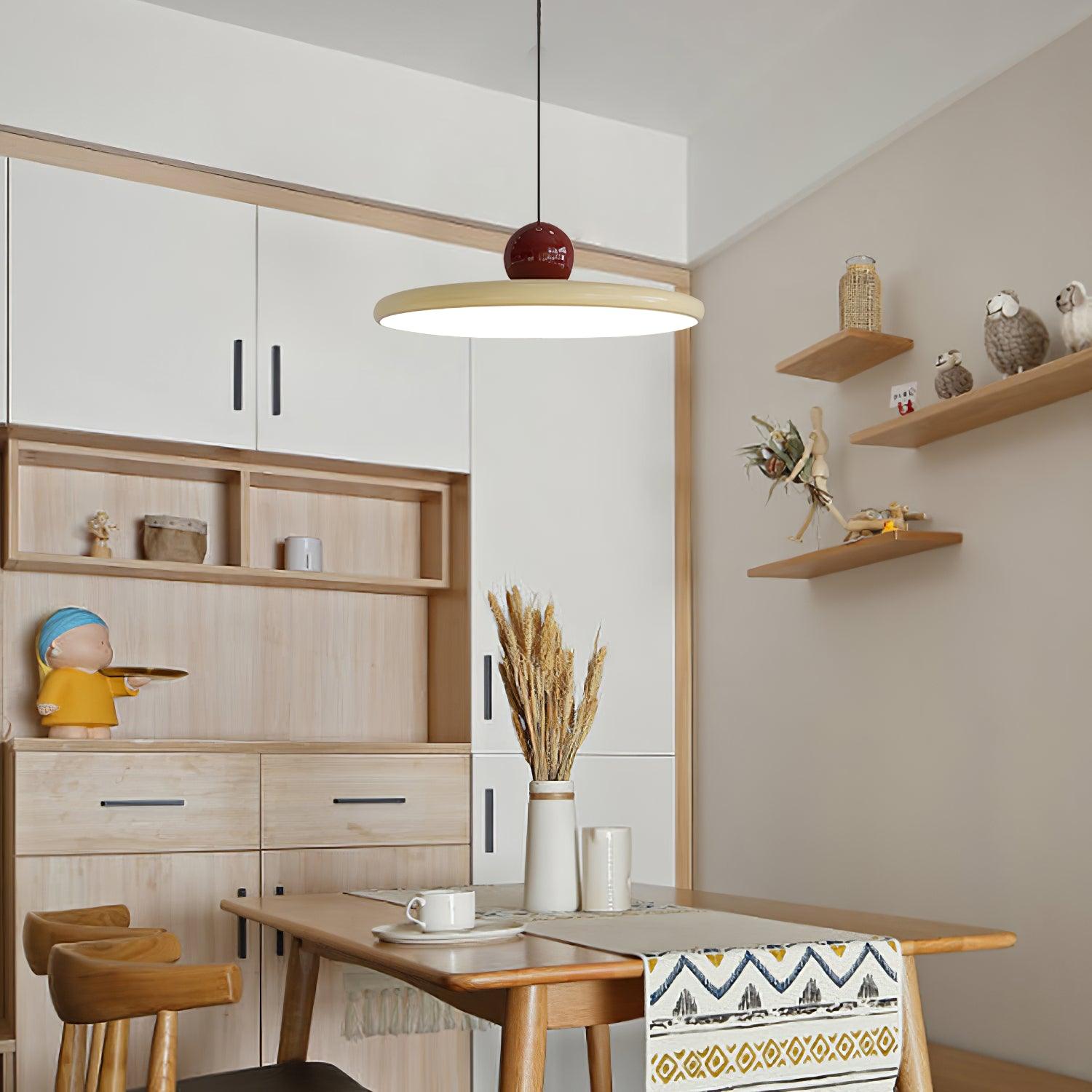 Contemporary Round LED Pendant Light | Ormexis
