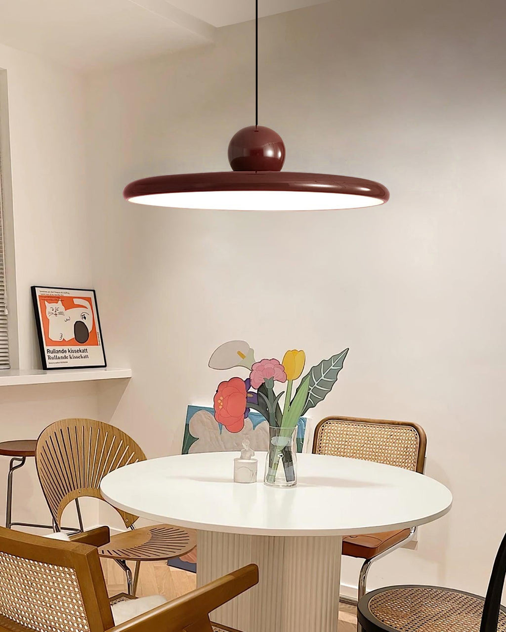 Contemporary Round LED Pendant Light | Ormexis
