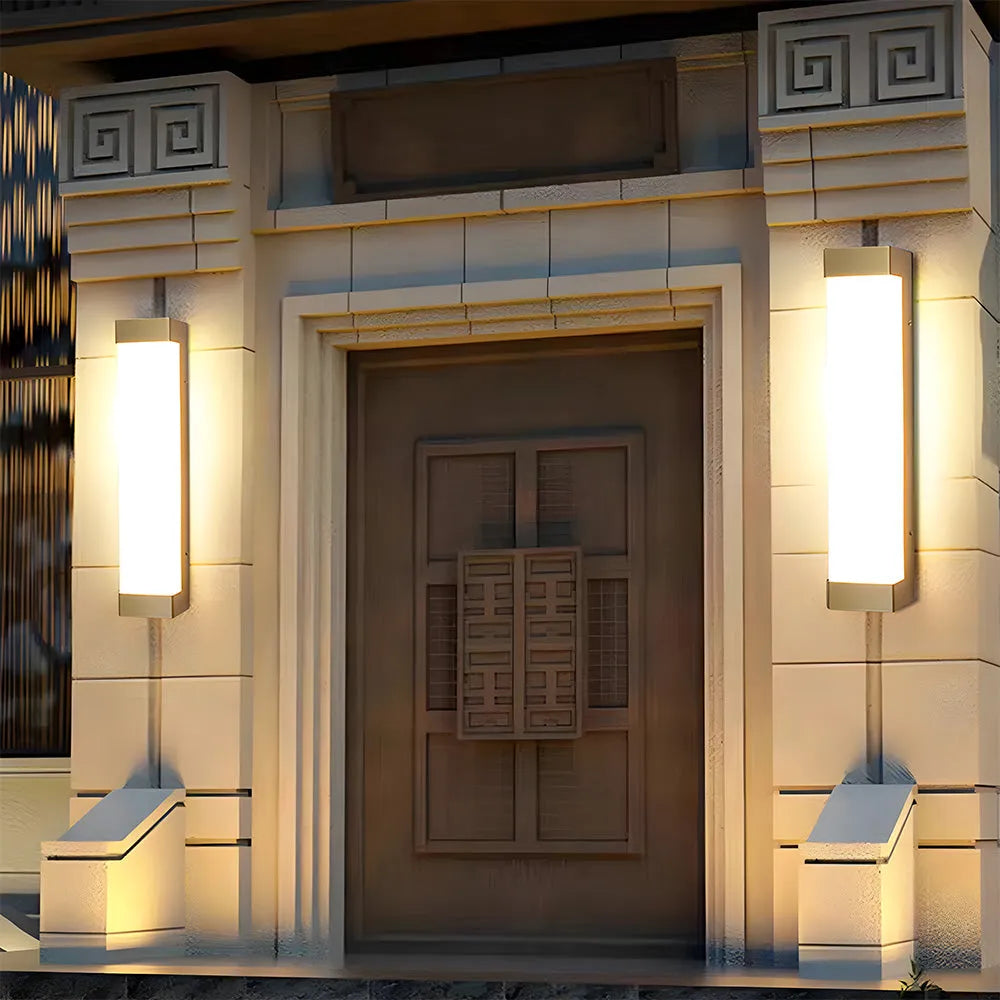 Modern Linear Outdoor Sconce | Ormexis