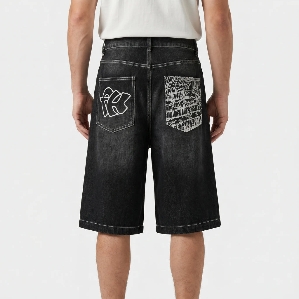 Pantaloni scurți relaxați până la genunchi - Streetwear de zi cu zi - Ormexis